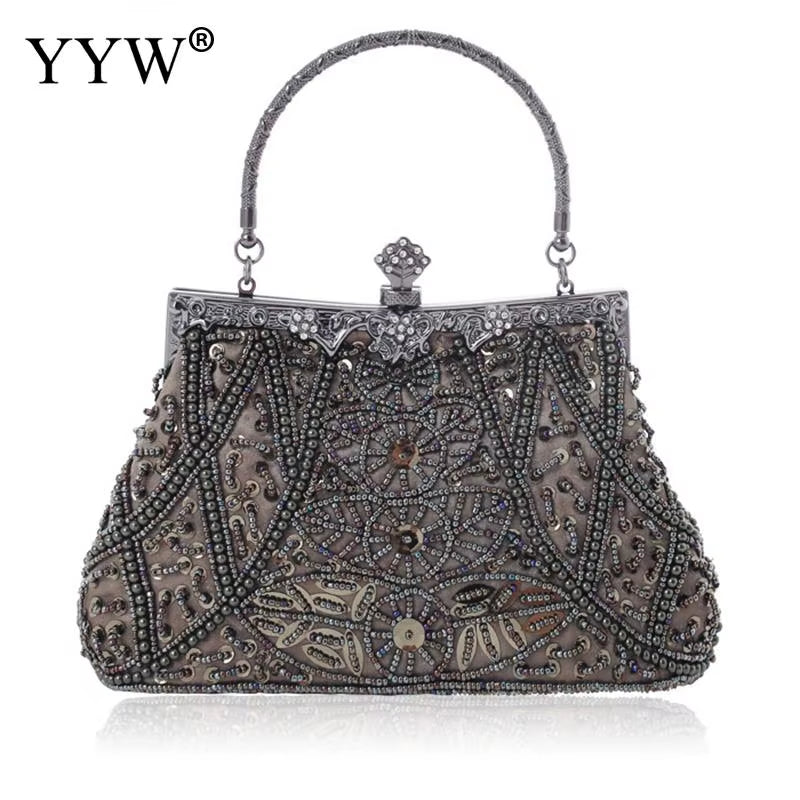 Sac à main vintage Femmes Sacs de soirée de luxe Sacs à main de fête bleu foncé et sacs à main Designer Pochette pour femmes Sacs à bandoulièreSac a Main